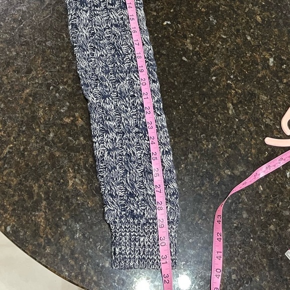 Express Marbled Chunky Oversized Long Sleeve Pullover Sweater - Picture 9 of 11